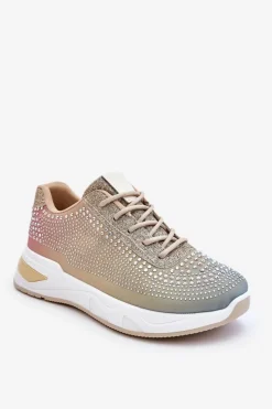 Boto Buty Sportowe Na Platformie|Sneakersy Damskie*Damskie Sneakersy Z Cyrkoniami Multikolor Raiden