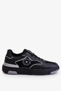 Sale Big Star Shoes Damskie Sportowe Buty Big Star LL274443 Czarno-Szare