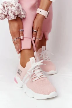 Clearance GOE Damskie Sportowe Buty HH2N4019 Różowe