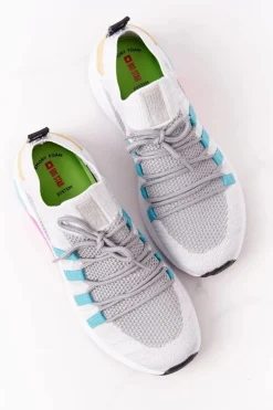 Discount Big Star Shoes Damskie Sportowe Buty Memory Foam Big Star HH274531 Biało-Szare