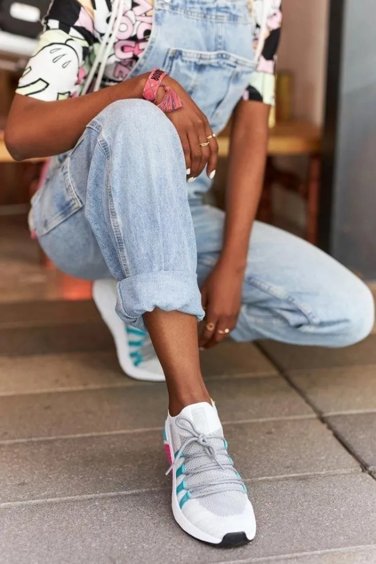 Discount Big Star Shoes Damskie Sportowe Buty Memory Foam Big Star HH274531 Biało-Szare