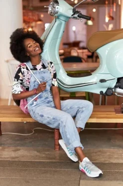 Discount Big Star Shoes Damskie Sportowe Buty Memory Foam Big Star HH274531 Biało-Szare