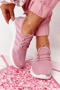 Boto Trampki Damskie Slip-On|Buty Sportowe Na Platformie*Damskie Sportowe Buty Różowe Workout