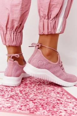 Boto Trampki Damskie Slip-On|Buty Sportowe Na Platformie*Damskie Sportowe Buty Różowe Workout