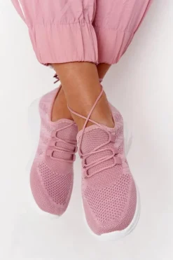 Boto Trampki Damskie Slip-On|Buty Sportowe Na Platformie*Damskie Sportowe Buty Różowe Workout