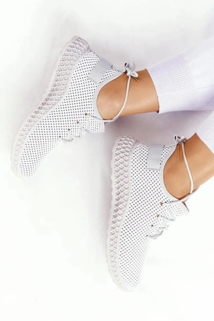 Boto Trampki Damskie Slip-On*Damskie Sportowe Buty Slip-on Szare Run Away