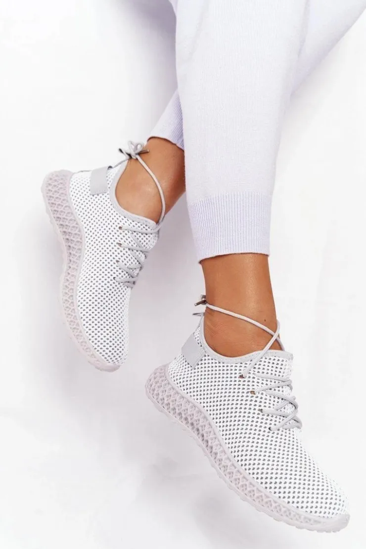 Boto Trampki Damskie Slip-On*Damskie Sportowe Buty Slip-on Szare Run Away