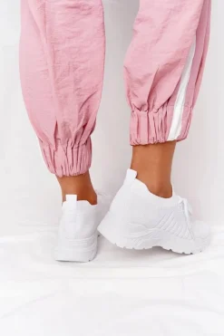Boto Damskie Sportowe Buty Sneakersy Białe Ruler