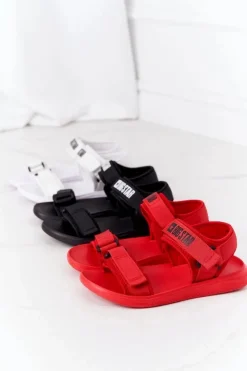 Damskie Big Star Shoes Damskie Sportowe Sandały Big Star HH274A026 Białe