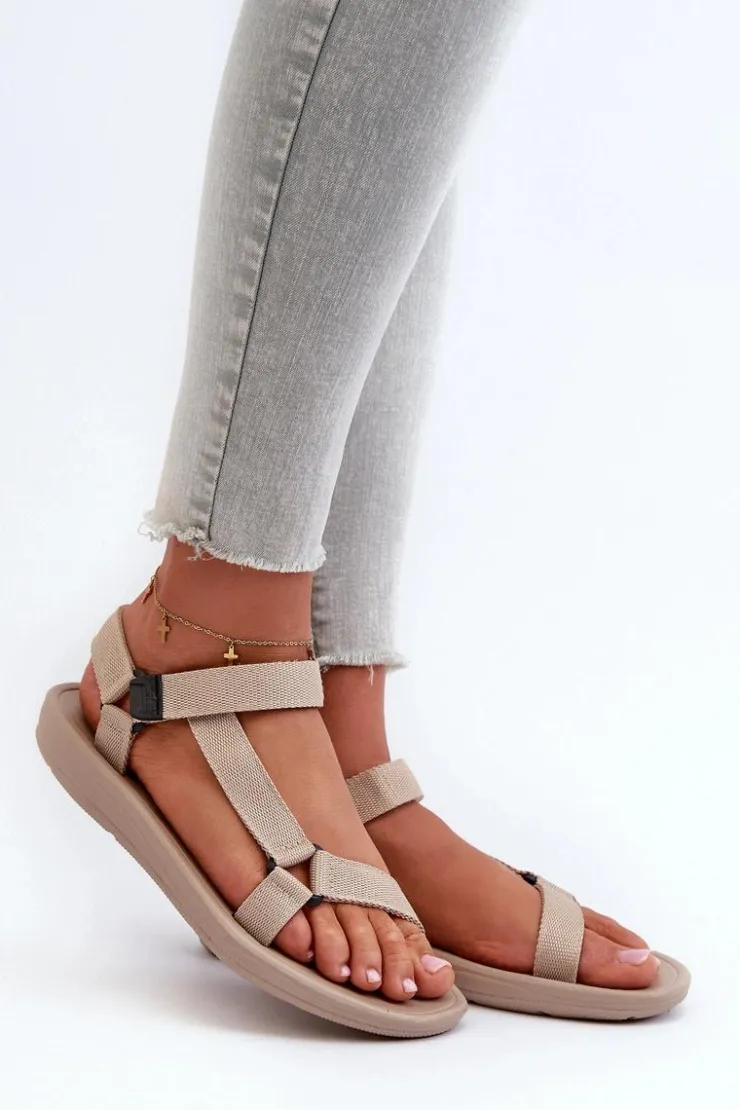 Online Boto Damskie Sportowe Sandały Beżowe Ultimate