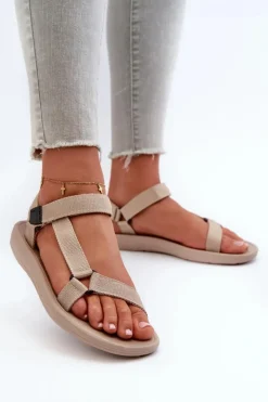 Online Boto Damskie Sportowe Sandały Beżowe Ultimate