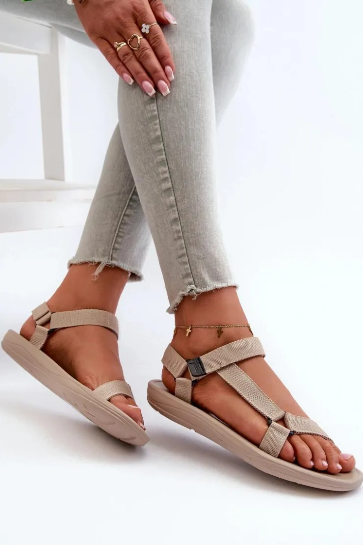 Online Boto Damskie Sportowe Sandały Beżowe Ultimate