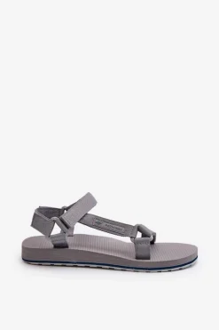 4F Sandały Płaskie*Damskie Sportowe Sandały RSS2SANF054-20S Szare Szary