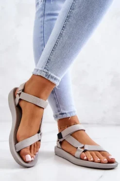 Damskie Boto Damskie Sportowe Sandały Szare Ultimate