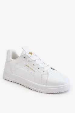 Boto Buty Sportowe Na Platformie|Sneakersy Damskie*Damskie Sznurowane Buty Sportowe Białe Mikaela