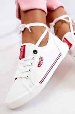 New Big Star Shoes Damskie Tenisówki BIG STAR HH274059 Białe