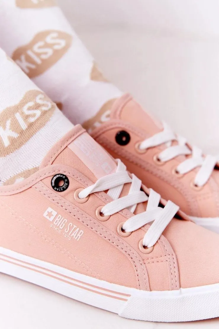 Damskie Big Star Shoes Damskie Tenisówki BIG STAR HH274060 Różowe
