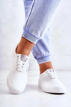 Damskie Big Star Shoes Damskie Tenisówki BIG STAR FF274168 Białe