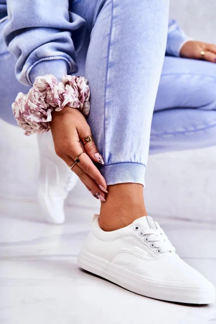 Damskie Big Star Shoes Damskie Tenisówki BIG STAR FF274168 Białe