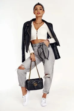 Damskie Big Star Shoes Damskie Tenisówki BIG STAR W274835 Białe