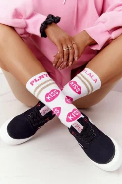 Damskie Cross Jeans Damskie Tenisówki Na Platformie FF2R4002C Czarme