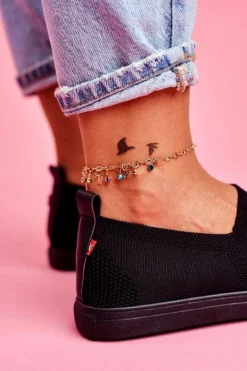 Clearance Big Star Shoes Damskie Tenisówki Slip-on Czarne Big Star FF274A609