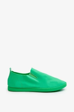 Boto Trampki Damskie Slip-On|Trampki Damskie Niskie*Damskie Tenisówki Trampki Slip-On Zielone Lovinia Zielony