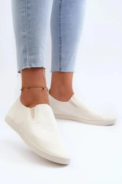 Damskie Boto Damskie Tenisówki Trampki Slip-On Beżowe Lovinia