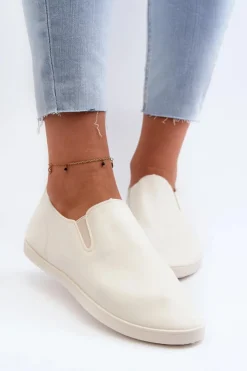 Damskie Boto Damskie Tenisówki Trampki Slip-On Beżowe Lovinia