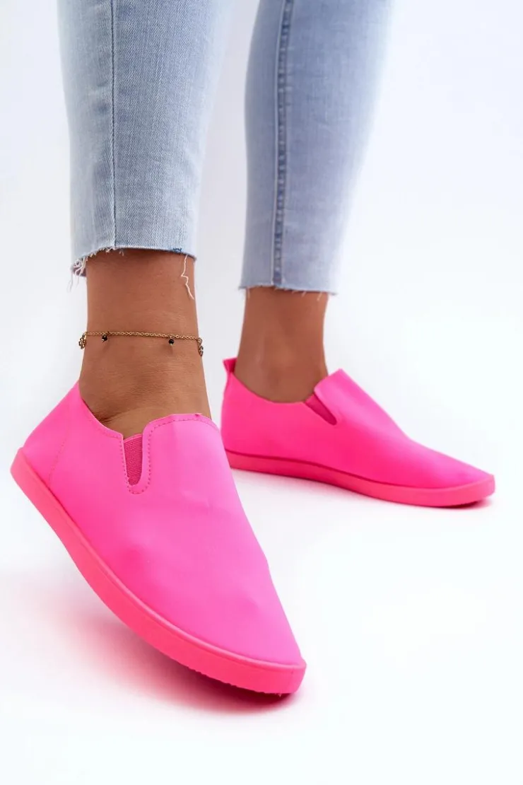Damskie Boto Damskie Tenisówki Trampki Slip-On Fuksja Lovinia