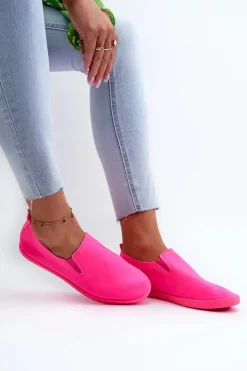 Damskie Boto Damskie Tenisówki Trampki Slip-On Fuksja Lovinia