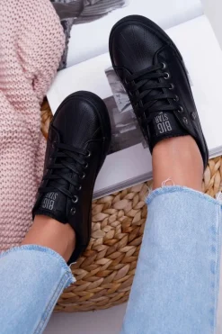 Big Star Shoes Trampki Damskie Big Star|Trampki Damskie Niskie*Damskie Trampki Big Star Czarne BB274032