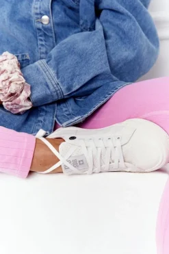 Best Big Star Shoes Damskie Trampki BIG STAR HH274017 Białe