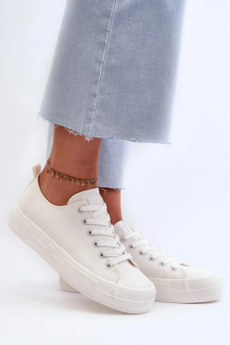 Damskie Big Star Shoes Damskie Trampki Big Star NN274853 Białe