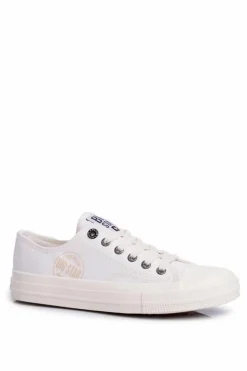 Damskie Big Star Shoes Damskie Trampki Big Star Białe FF274124