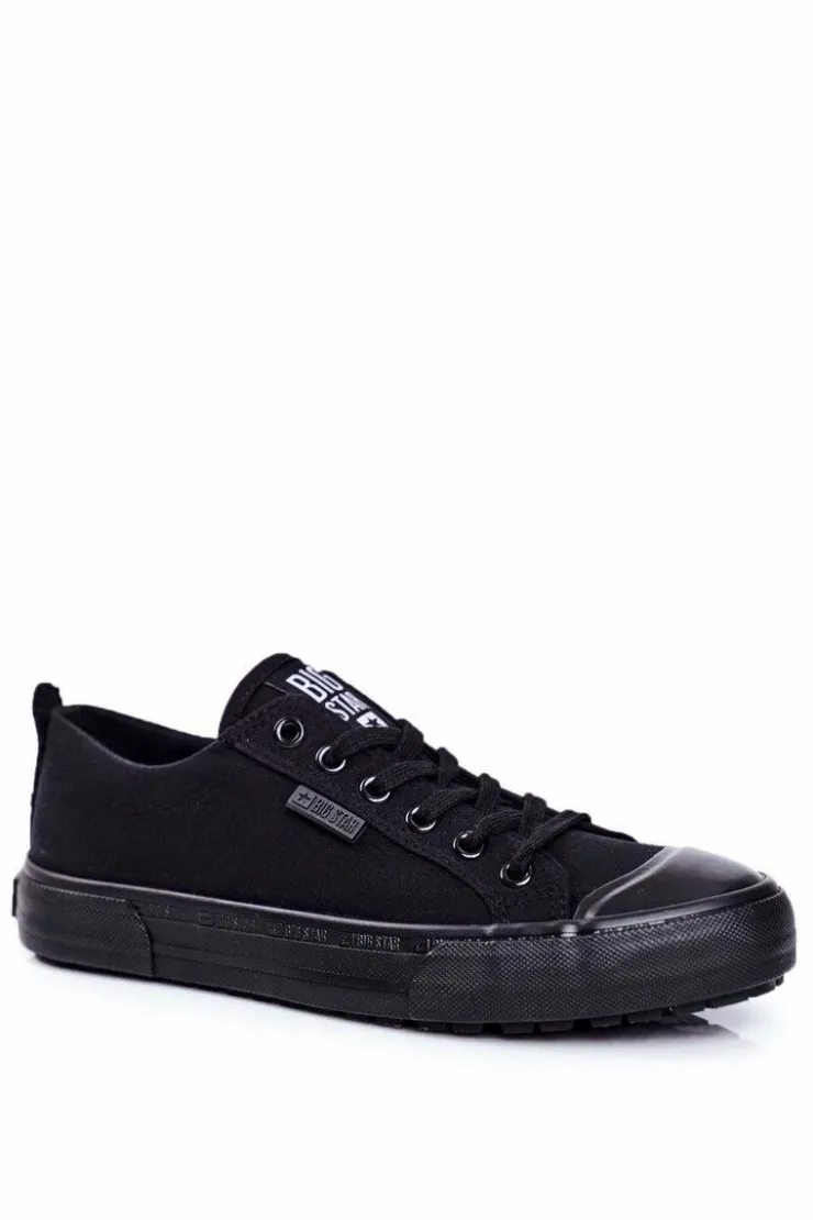 Damskie Big Star Shoes Damskie Trampki Big Star Czarne FF274A080