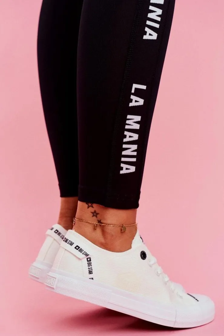 Damskie Big Star Shoes Damskie Trampki Big Star Białe DD274206