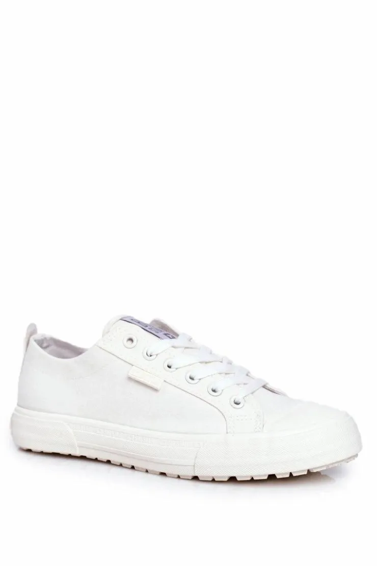 Clearance Big Star Shoes Damskie Trampki Big Star Białe FF274A081