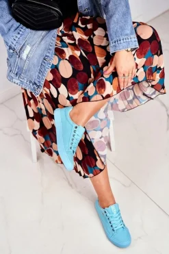 Big Star Shoes Trampki Damskie Big Star|Trampki Damskie Niskie*Damskie Trampki Big Star Turkusowe AA274512