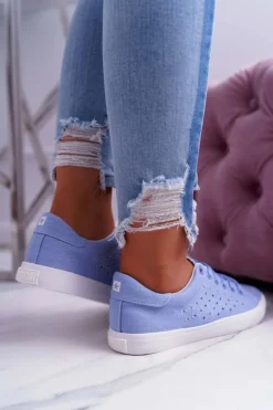 Big Star Shoes Trampki Damskie Big Star|Big Star*Damskie Trampki Big Star Niebieskie DD274047