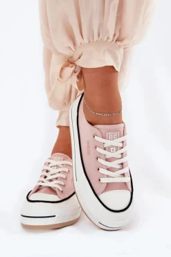Damskie Big Star Shoes Damskie Trampki Big Star NN274207 Różowe