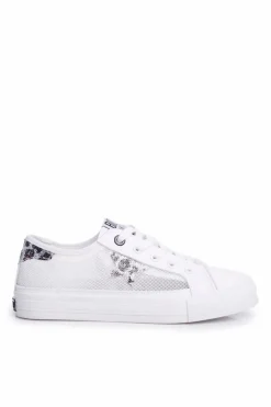 Hot Big Star Shoes Damskie Trampki Big Star Białe FF274487