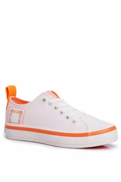 Clearance Big Star Shoes Damskie Trampki Big Star Białe FF274A065