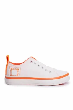 Clearance Big Star Shoes Damskie Trampki Big Star Białe FF274A065