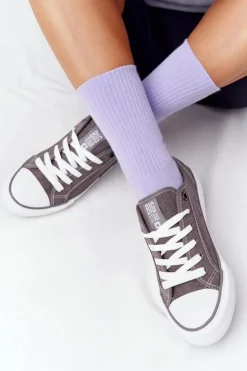 Hot Big Star Shoes Damskie Trampki BIG STAR HH274116 Szare