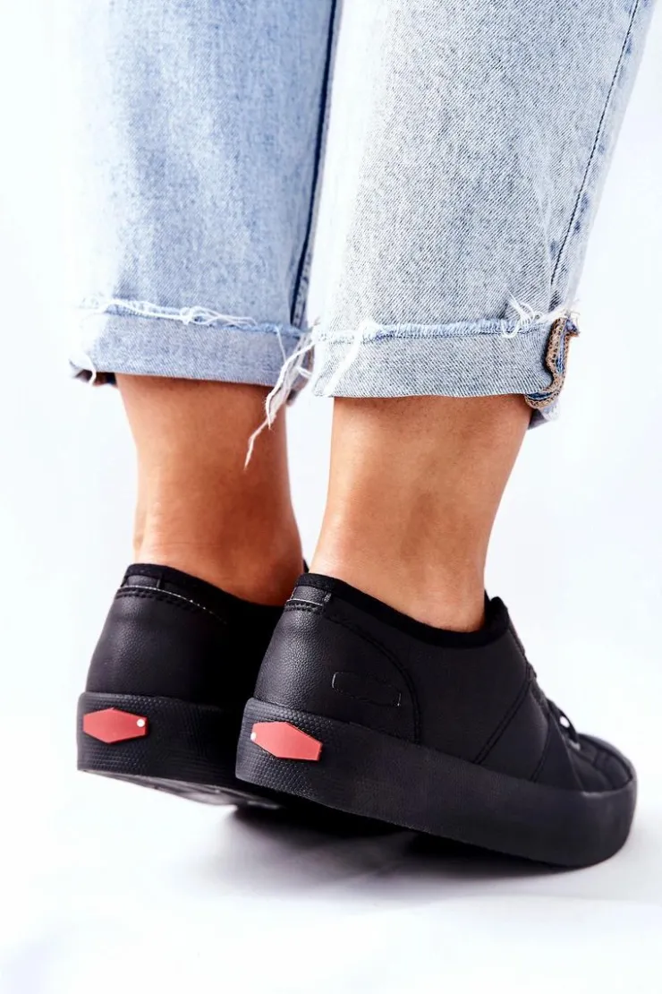 Damskie Cross Jeans Damskie Trampki II2R4003C Czarne