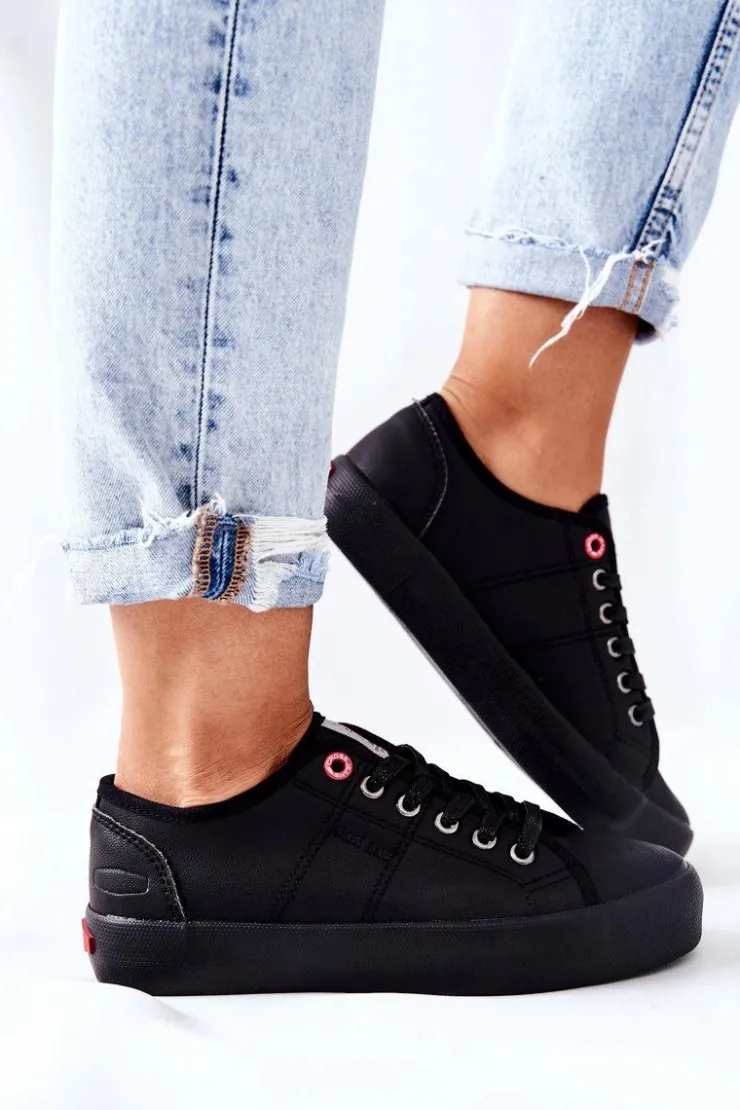 Damskie Cross Jeans Damskie Trampki II2R4003C Czarne