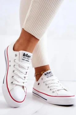 Discount Lee Cooper Damskie Trampki LCW-22-31-0875L Białe