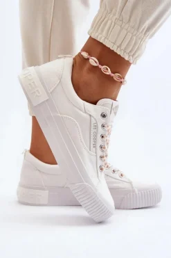 New Lee Cooper Damskie Trampki LCW-24-31-2170 Białe Biały