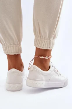 New Lee Cooper Damskie Trampki LCW-24-31-2170 Białe Biały